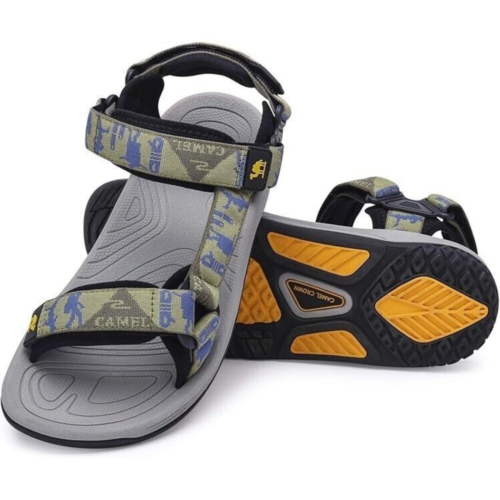CAMEL CROWN Mens Hiking Sandals Waterproof with Arch Support Open Toe SZ 11